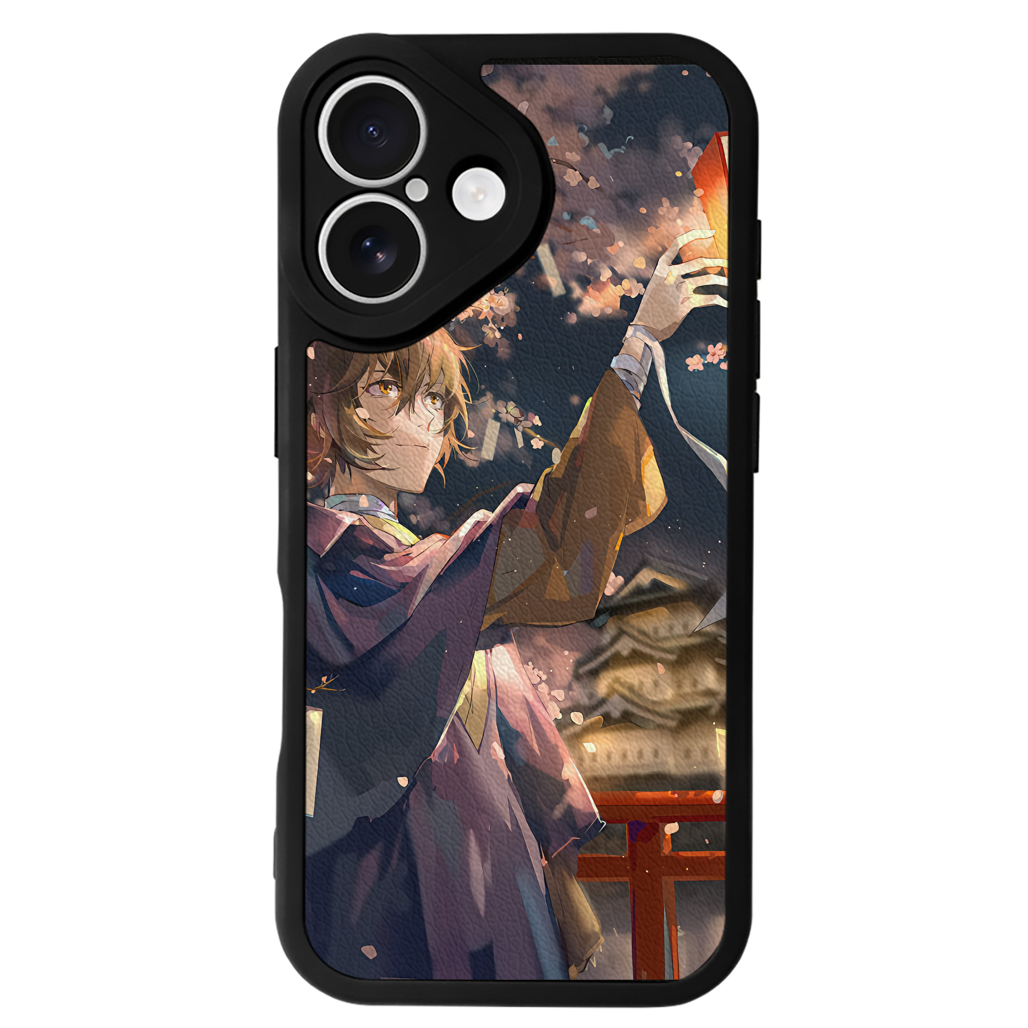 （画像用） 文豪ストレイドッグス Bungo Stray Dogs 【iPhone 16シリーズ対応】シリコンスマホケース（レザー調） 材質：シリコン
